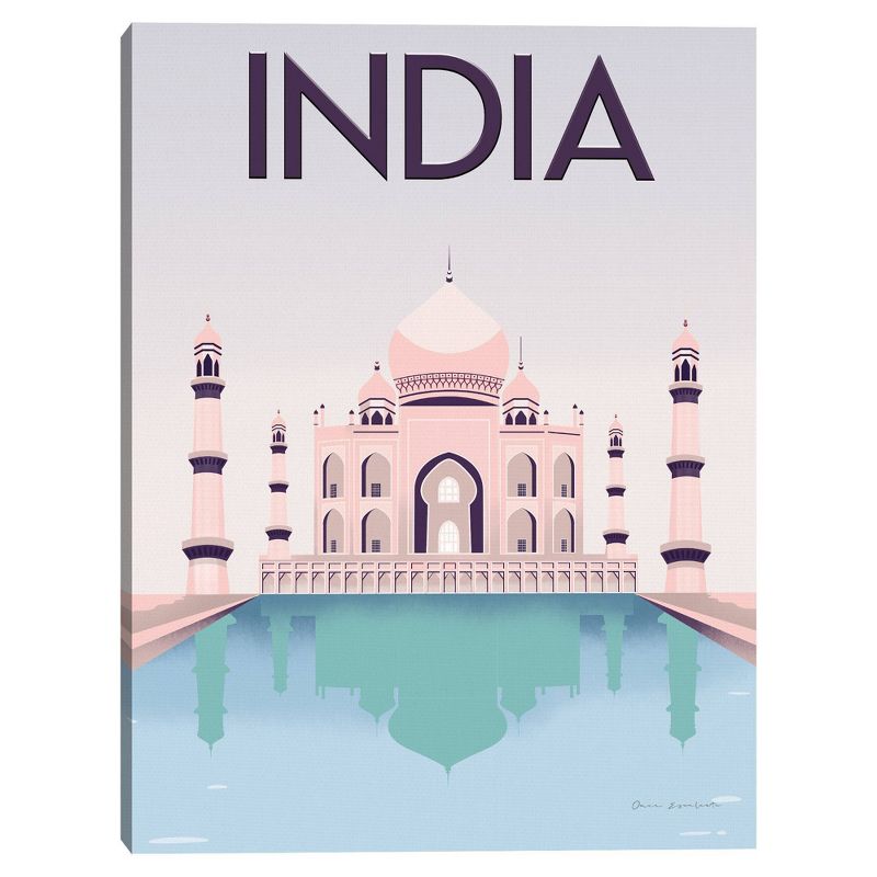 18" x 24" India by Omar Escalante Canvas Art Print - Masterpiece Art Gallery