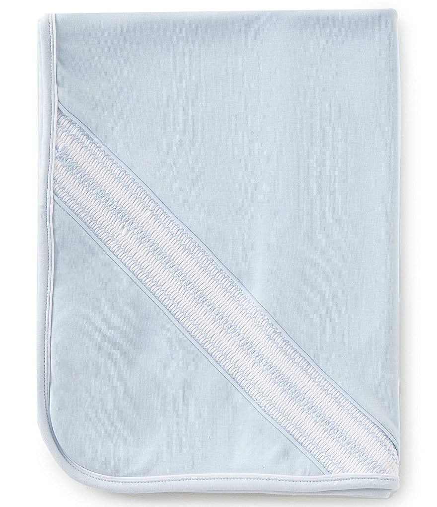 Feltman Brothers Baby Boys Diamond Smocked Blanket