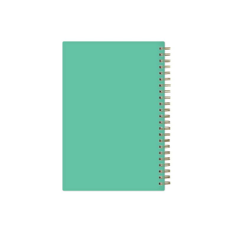 2021 Planner 5" x 8" Plastic Weekly/Monthly Wirebound Jade - Day Designer
