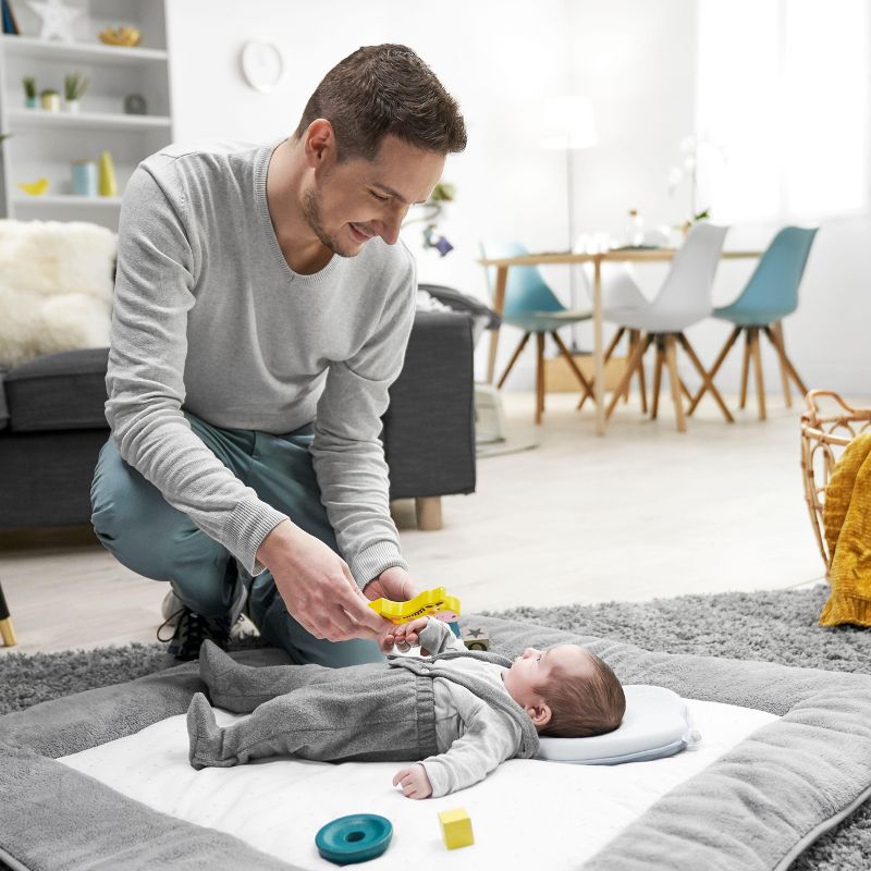 Babymoov Lovenest Baby Head Support | The Worlds First Pediatrician Designed Pillow to Prevent Infant Flat Head (From 0+), Blue