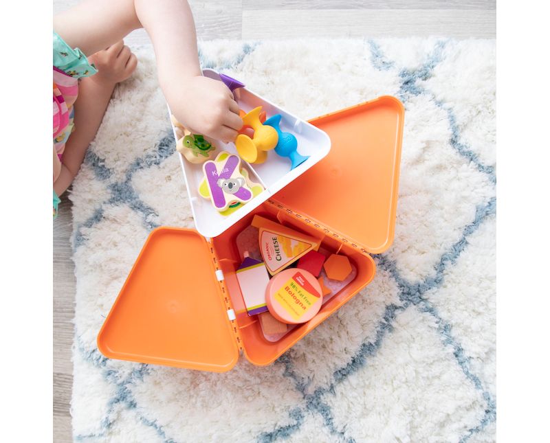  Fat Brain Toys Teebee - Play & Store Toy Box - Magenta FA196-9