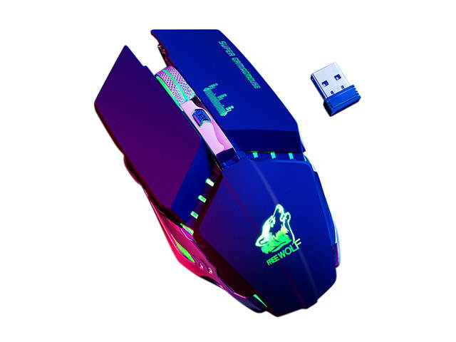 X11 E-sport Wireless Mouse Rechargeable Luminous Mechanical Gaming Mouse