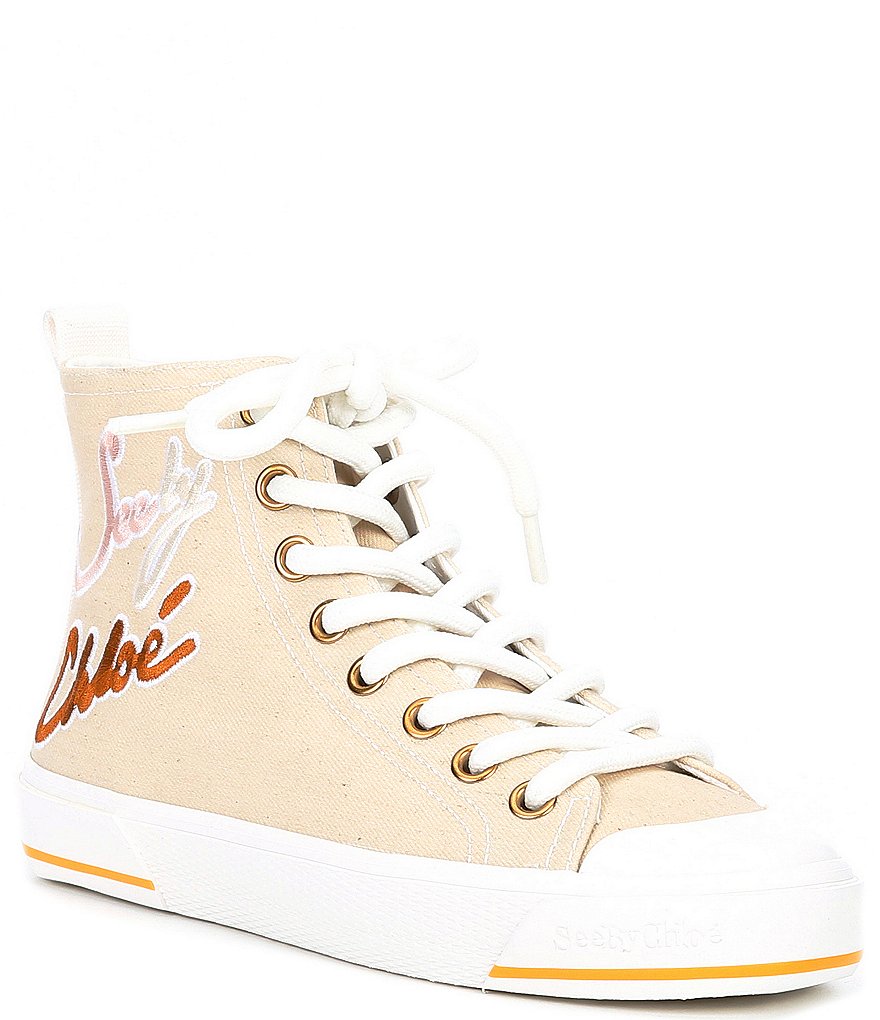 See by Chloe Aryana Signature Logo High Top Sneakers