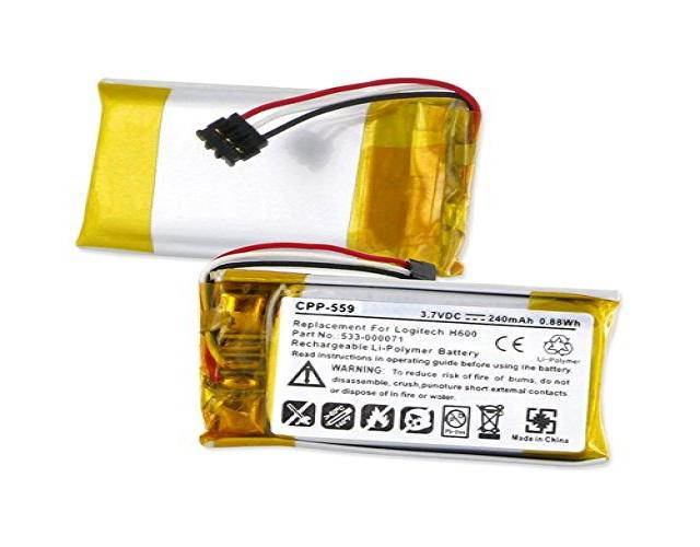Logitech AHB521630 replacement Cordless Phone Battery - Li-Pol 3.7V 240 mAh
