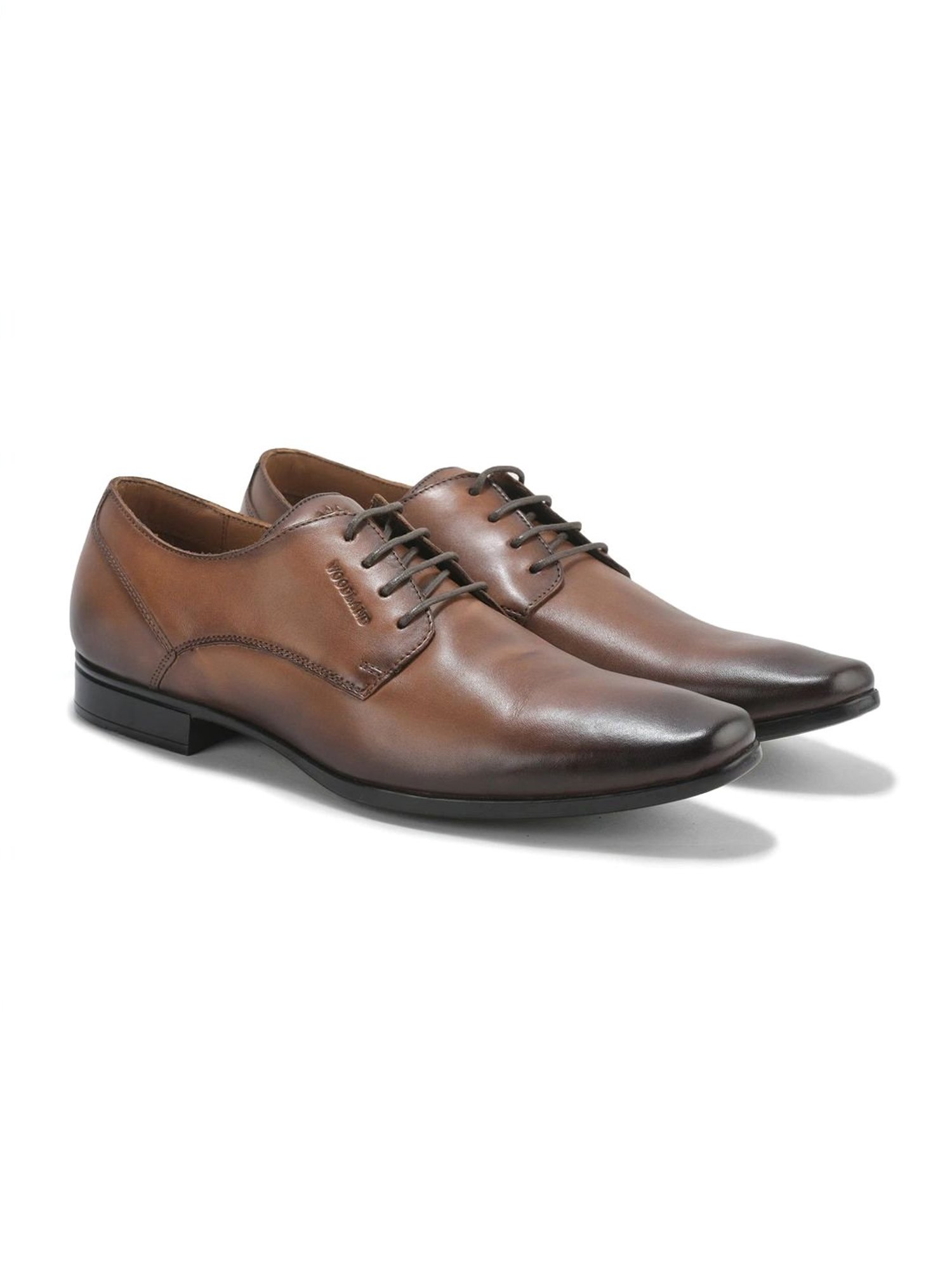 Woodland Men's Tan Derby Shoes