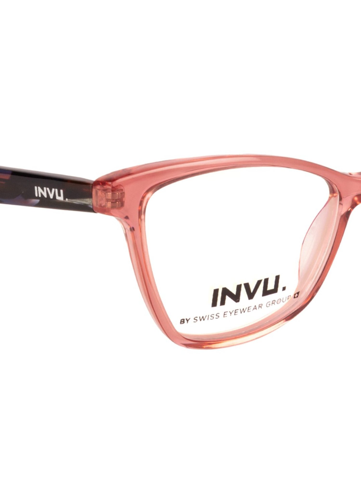 INVU A4016B Peach Full Rim Cat Eye Frame