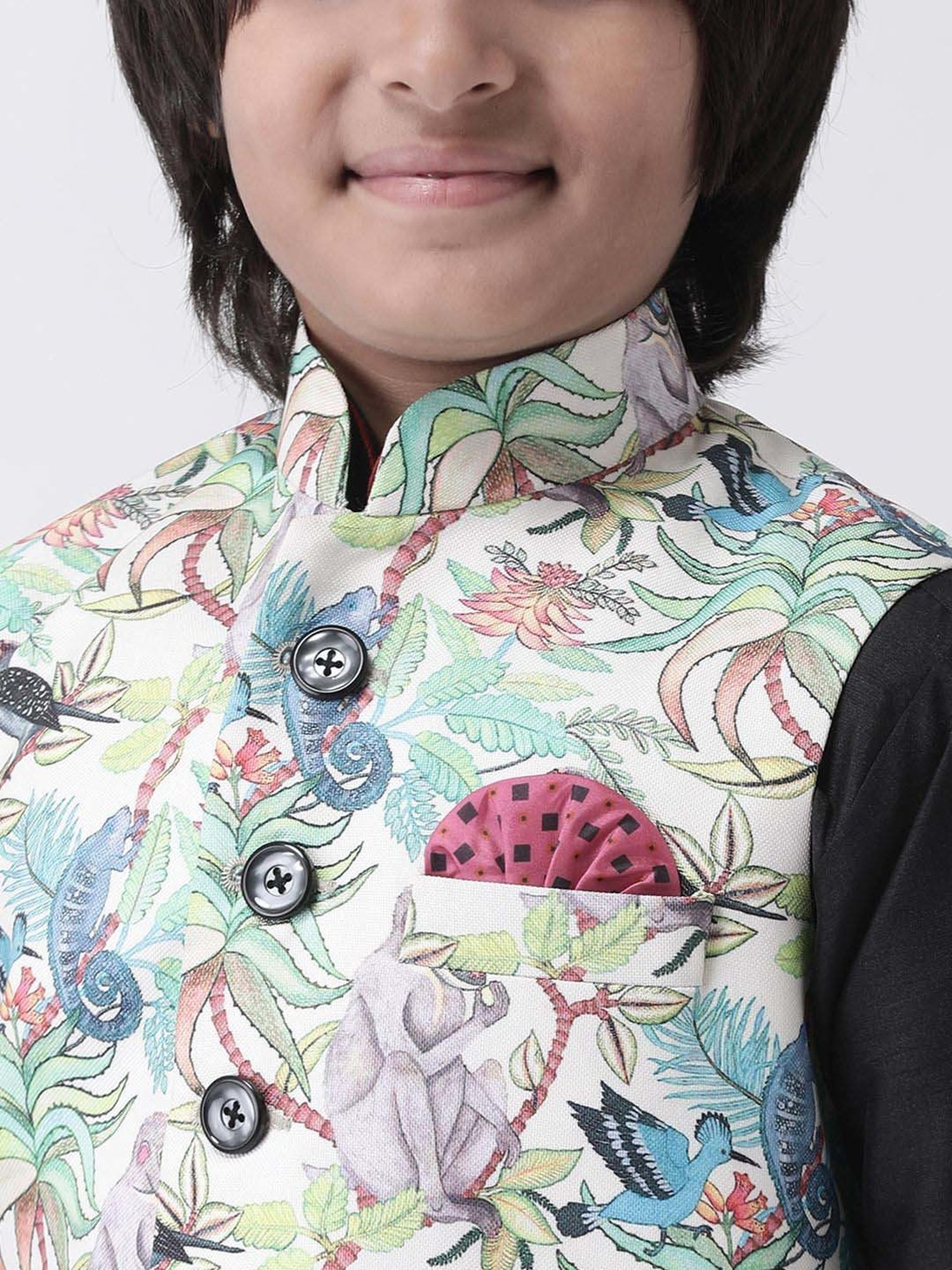 Blue Giraffe Kids Maroon Solid  Blazer