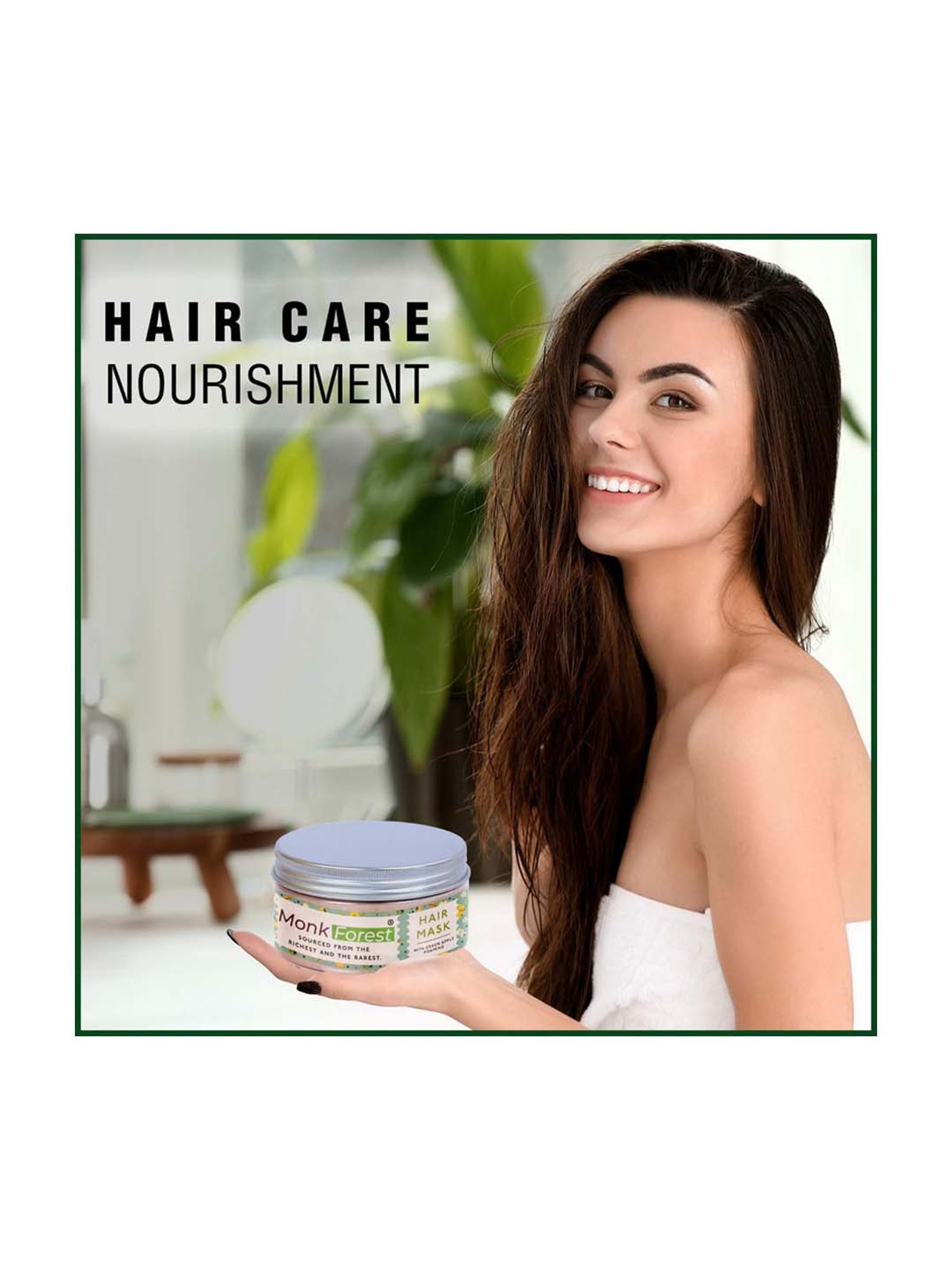 Monk Forest Scalp Soothing Hair Mask & Green Apple Foaming Shampoo