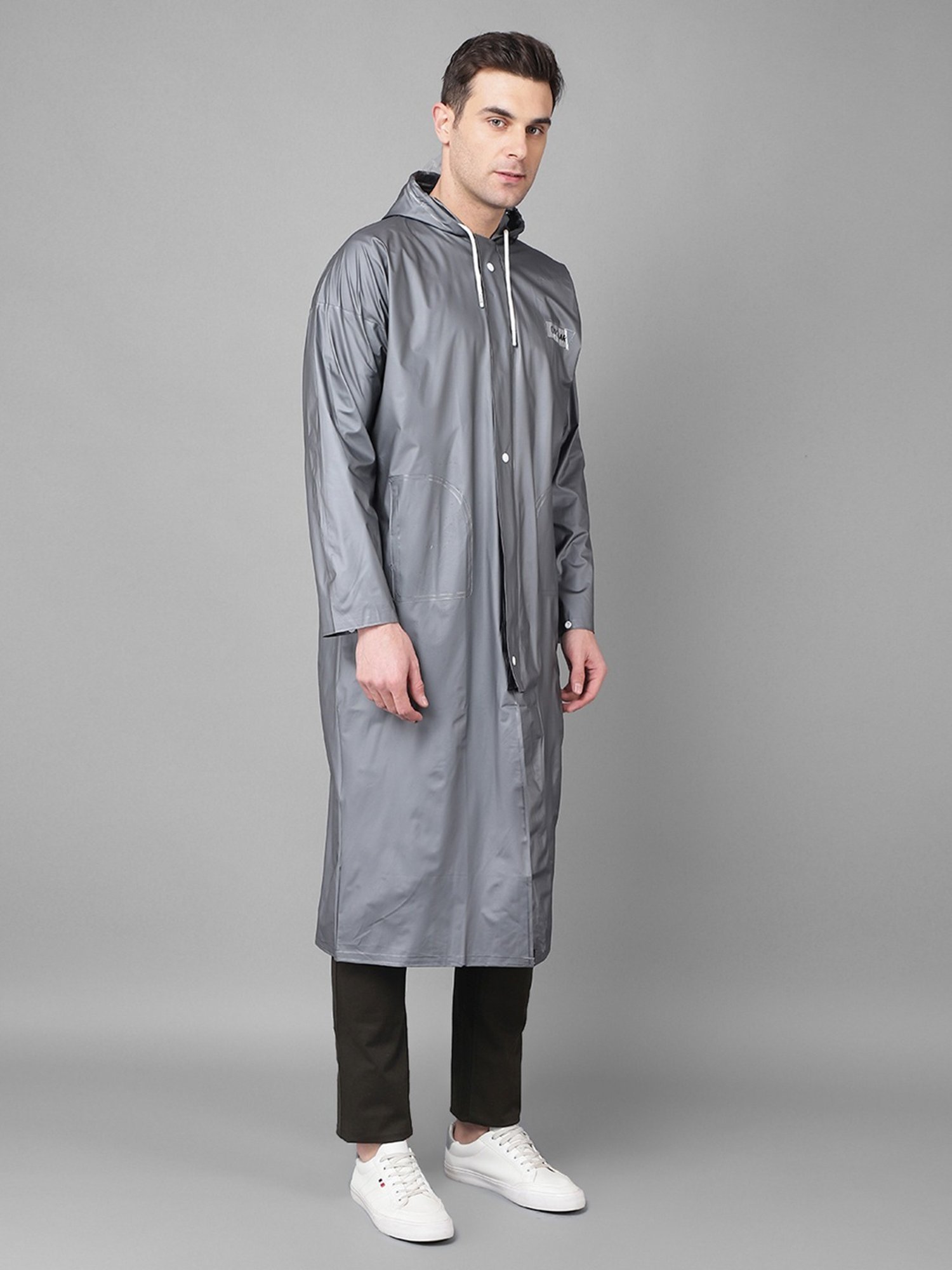 Dollar Grey Regular Fit Rainwear Jacket