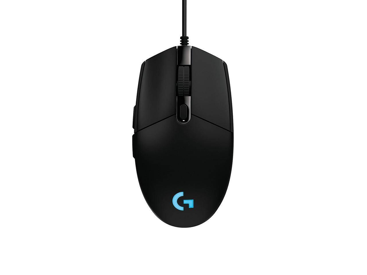 Gaming Mouse,Logitech G203 Prodigy RGB Wired Gaming Mouse, On-The-Fly 200-6000 DPI, Up to 8x faster than standard mice, Customizable lighting from 16.8 million colors, 6 programmable buttons