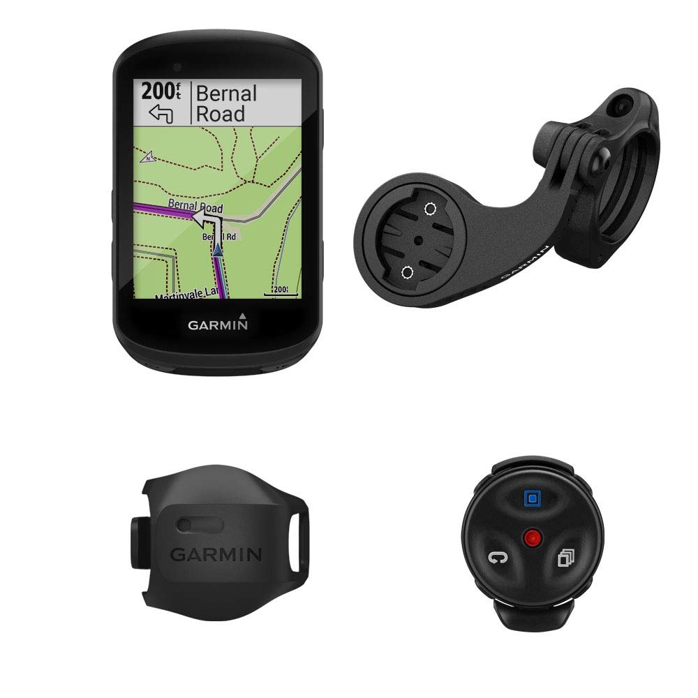 Garmin Edge 530 Mountain Bike Bundle, Performance GPS Cycling/Bike Computer with Mapping, Dynamic Performance Monitoring