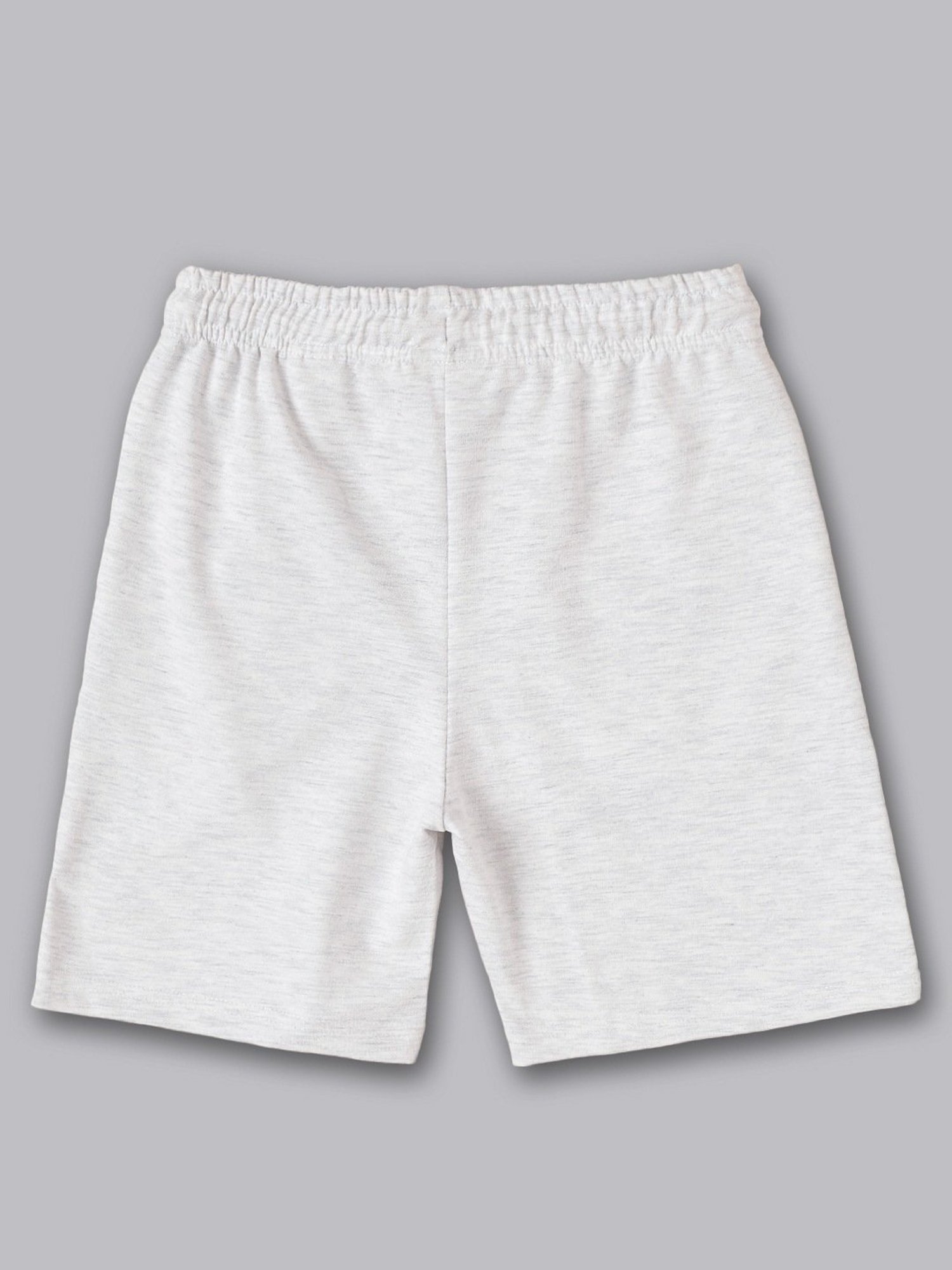 Kidsville Grey & Blue Printed Shorts