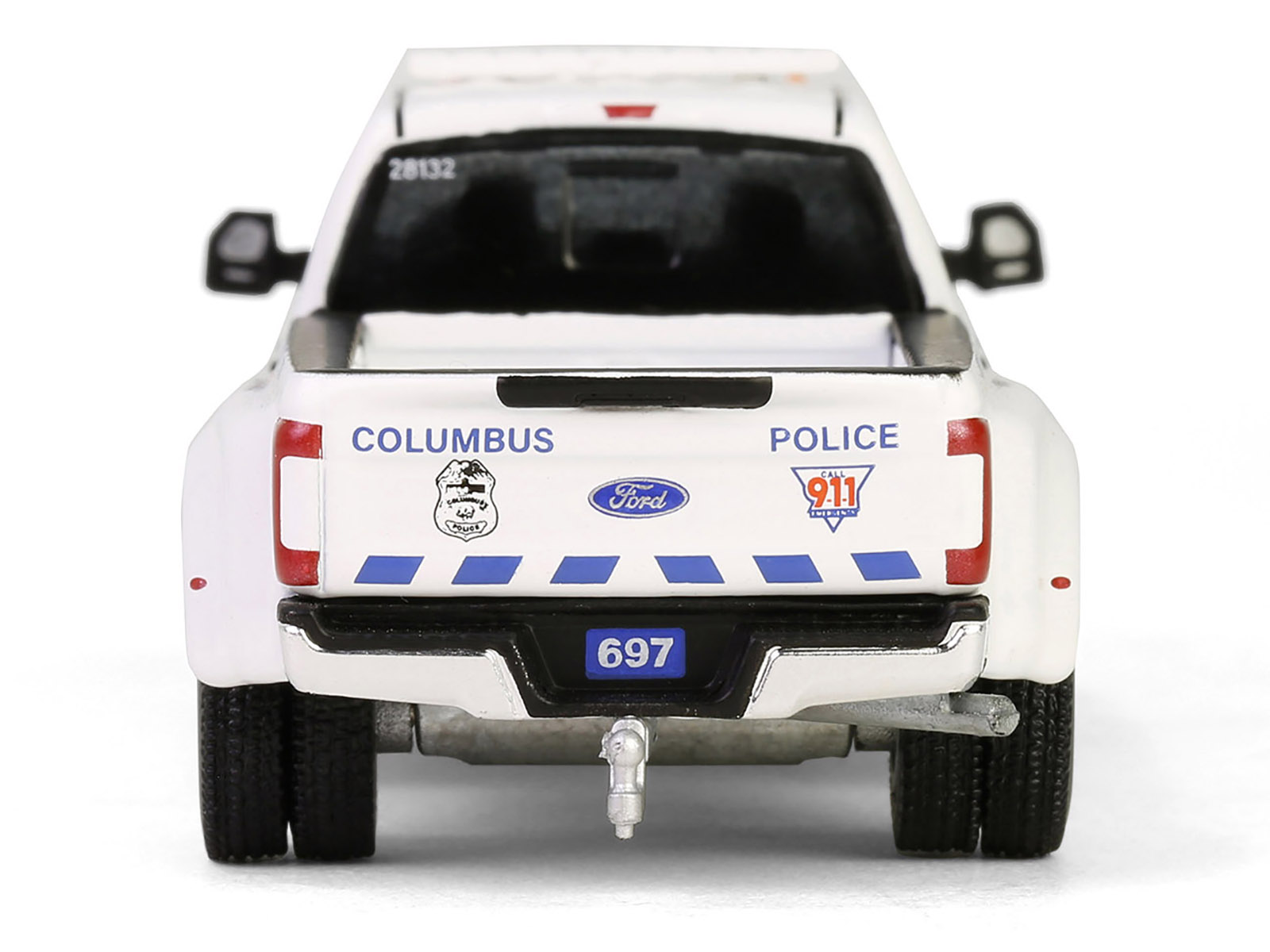 1970 Ford Galaxie Station Wagon Blue and White with Blue Interior "Pan-American Airlines Ground Crew" Limited Edition to 180 pieces Worldwide 1/43 Model Car by Goldvarg Collection