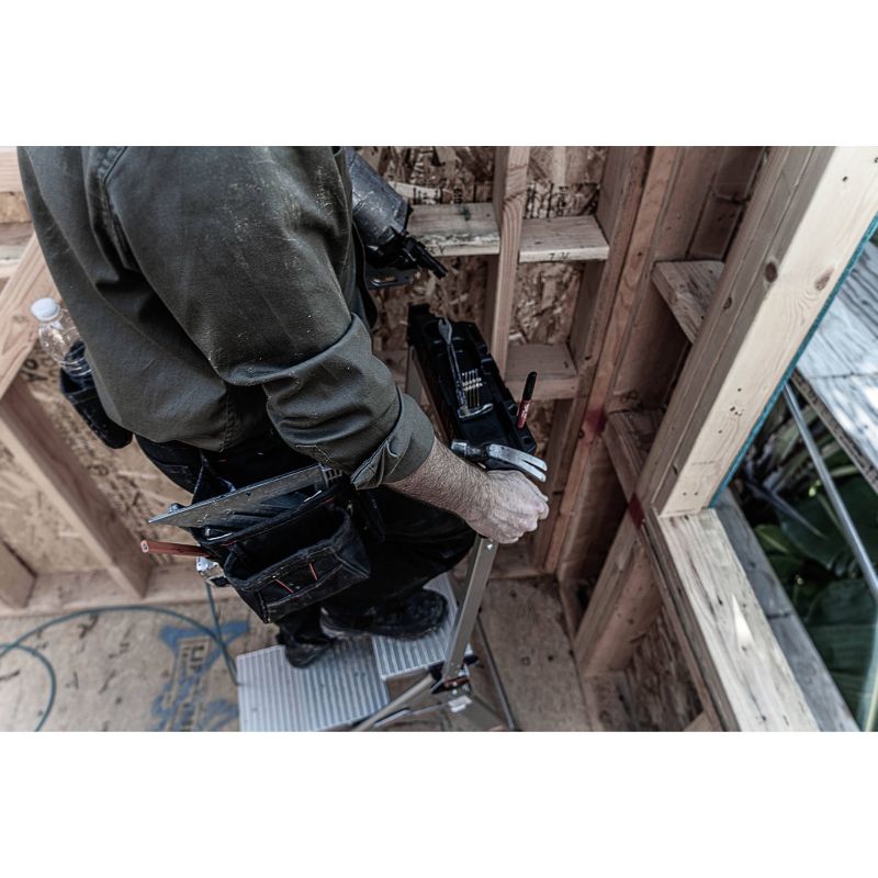 Little Giant Ladder Systems 3-step ANSI Type IAA 375lb Aluminum Stepstool with handrail Gray