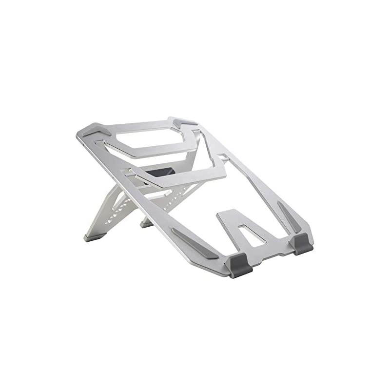Adjustable Aluminum Silver Laptop Stand