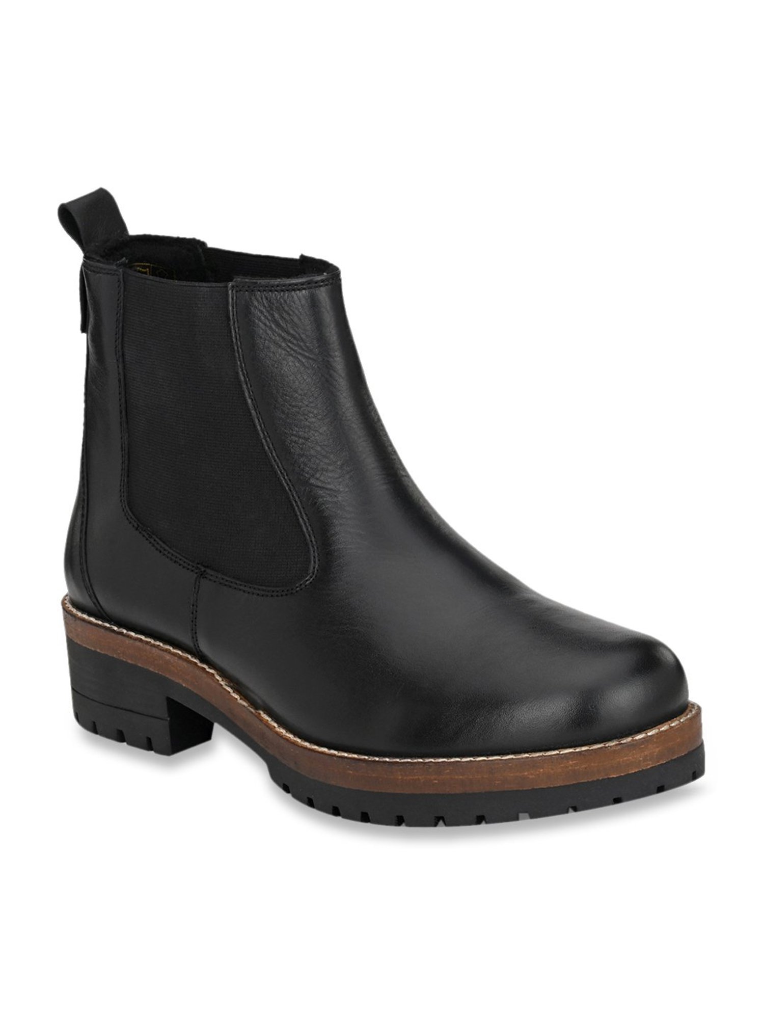 Delize Women's Black Chelsea Boots