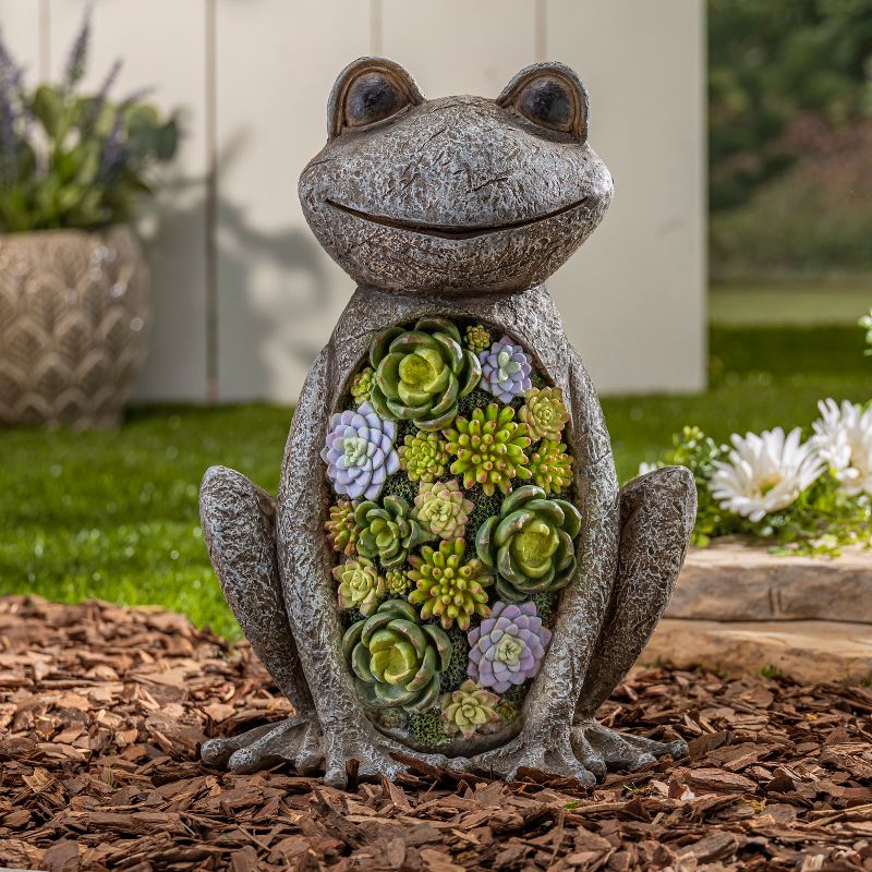 Gerson International 18.3-Inch High Polyresin Frog Sculpture