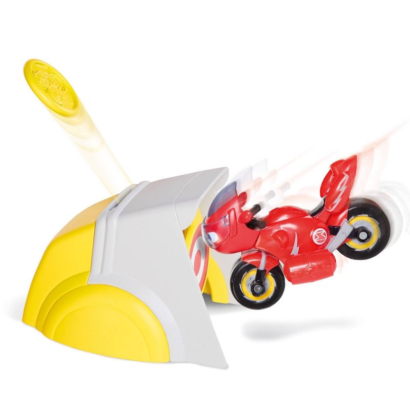 HAPE Wooden Fire Engine Playset with Working Ladder, Fireman and Dog