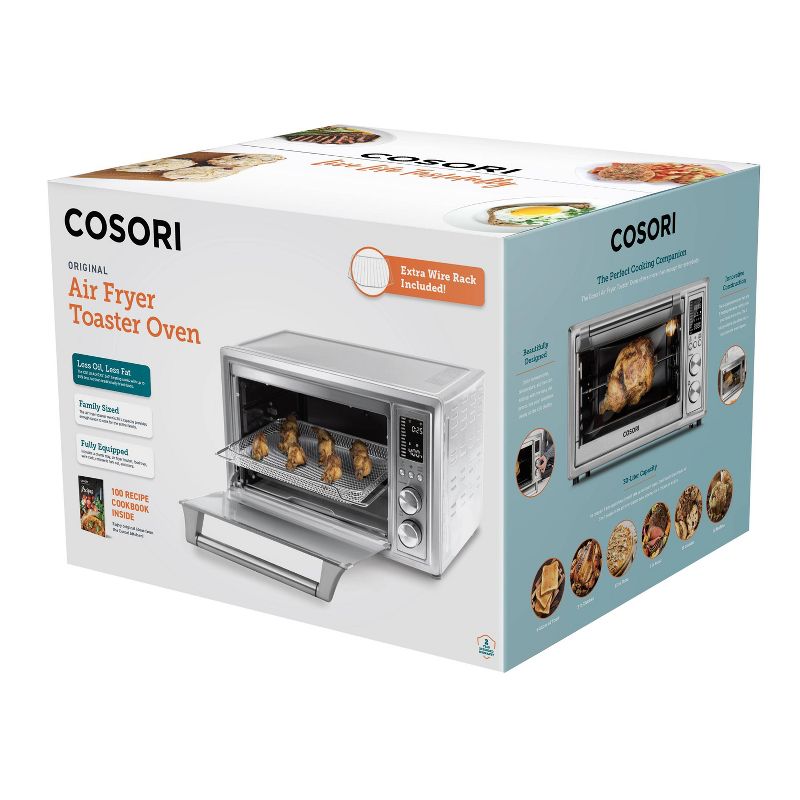 Cosori Deluxe XL Digital Air Fryer Toaster Oven with Bonus Rack