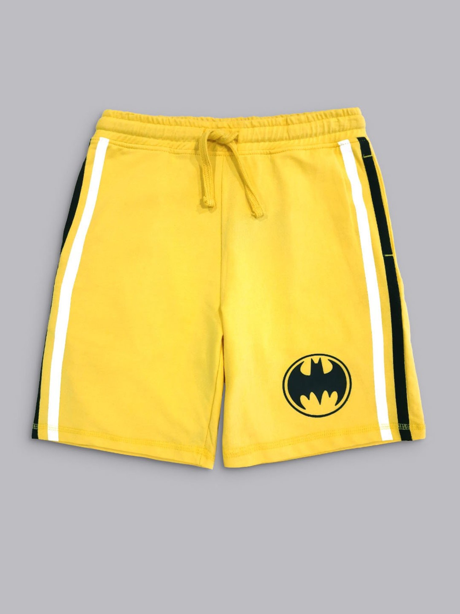 Kidsville Yellow Solid Shorts
