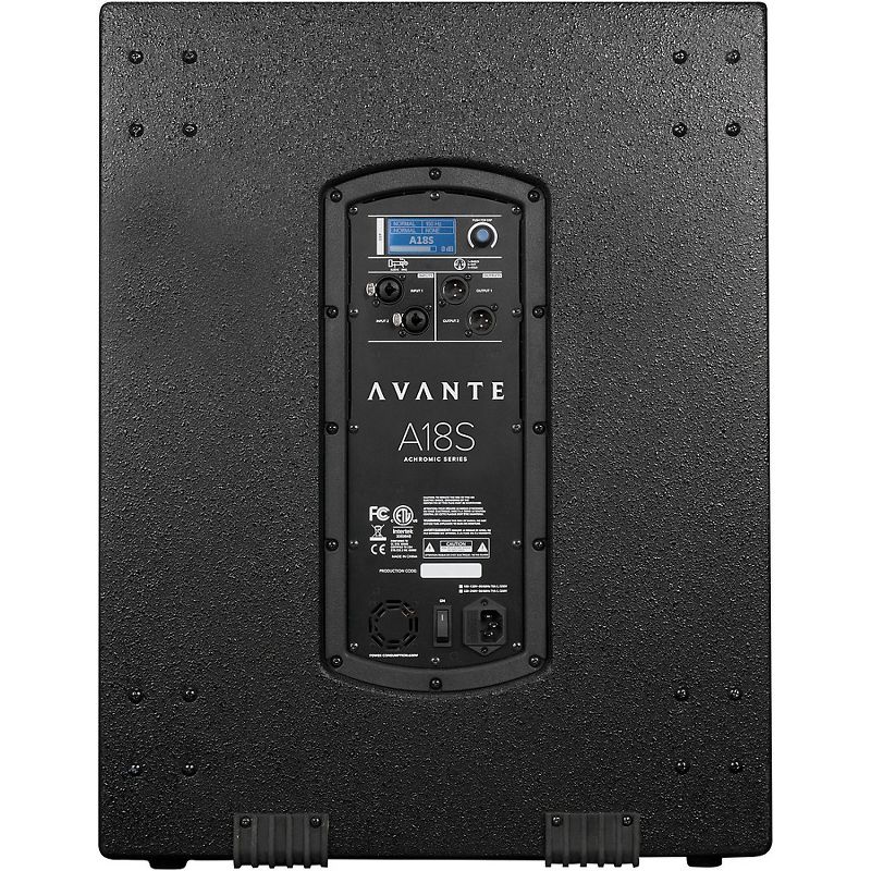 Avante AV18S 18 in. Powered Subwoofer with DSP and Cardioid Coverage