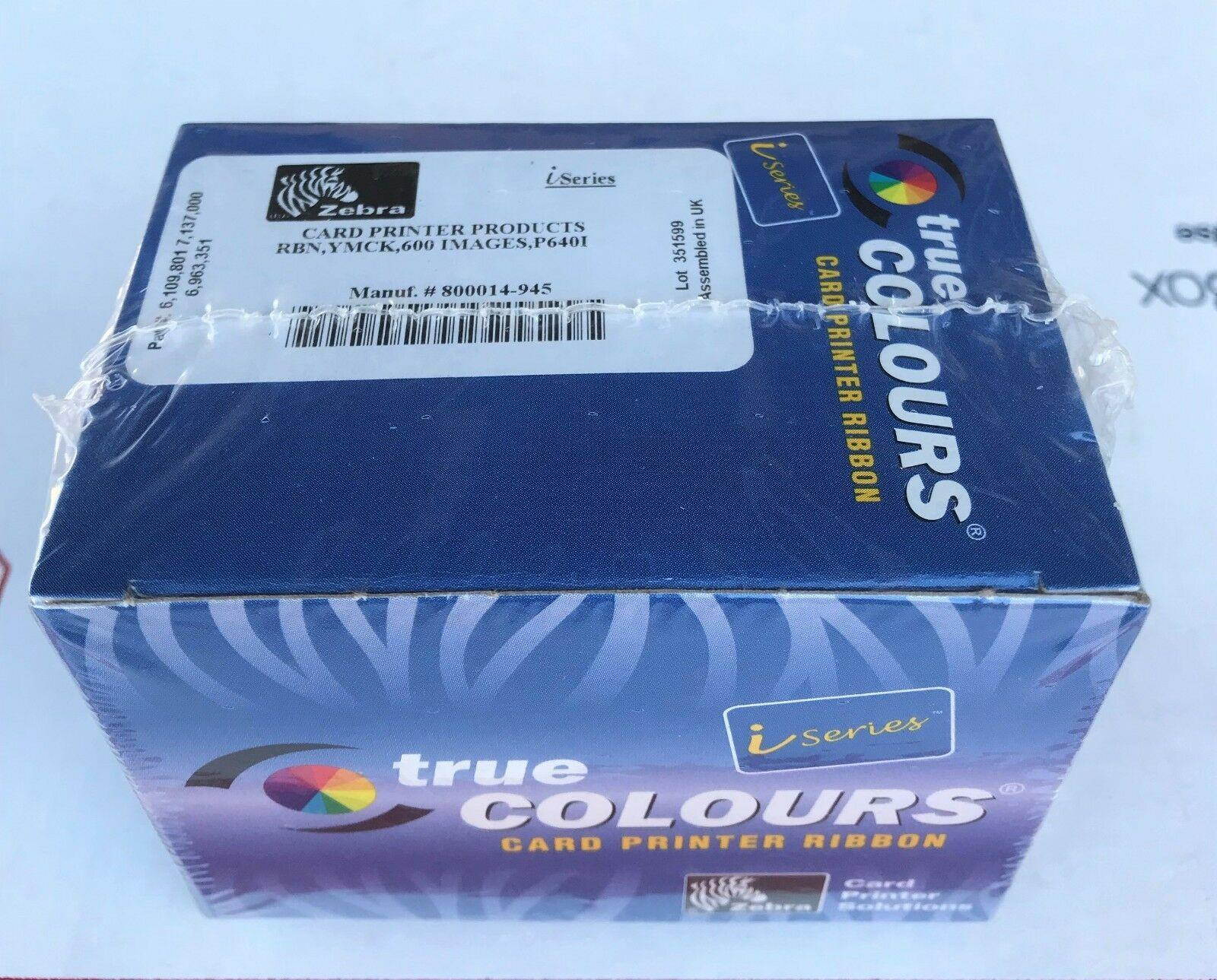 Largship 800014-945 Color Ribbon for P630i P640i Card Printer YMCK 600 Prints