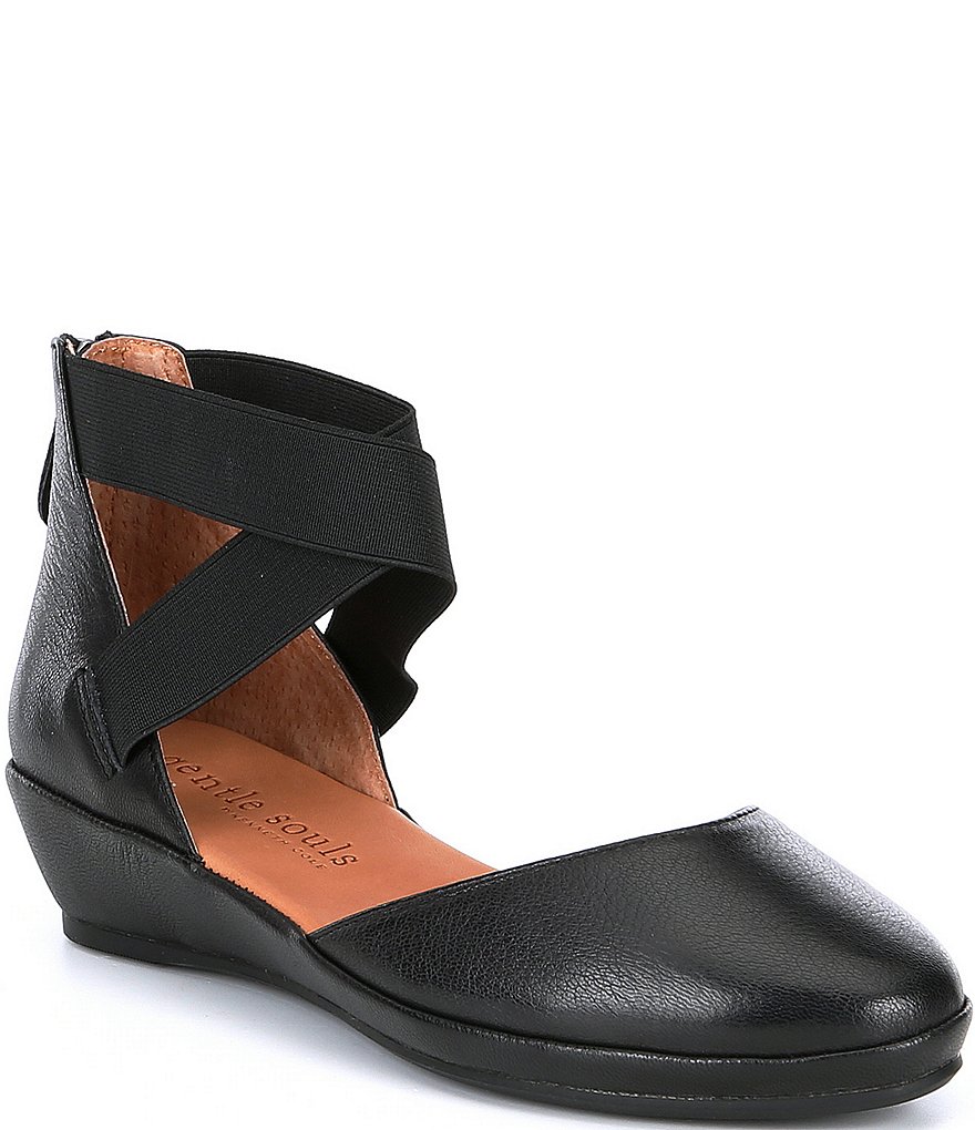 Gentle Souls Noa Leather Wedges