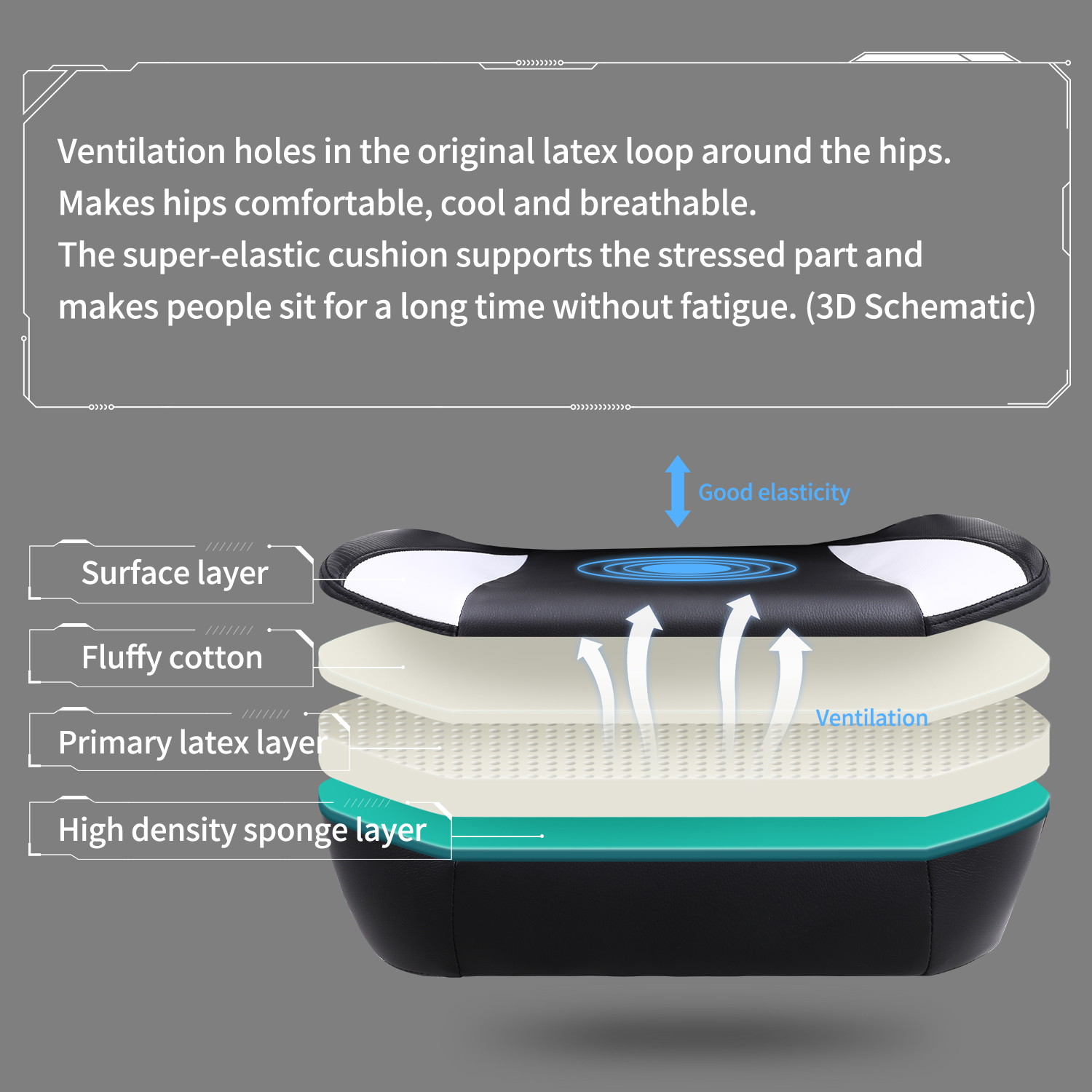 Gaming Chair, Racing Style Computer Desk Chair Padded Armrests Ergonomic Lumbar Support Adjustable Height