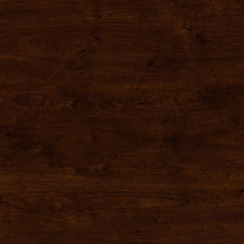 45.12" 6 Cube Kathy Ireland Office Ironworks File Cabinet Bookshelf Coastal Cherry - Bush Furniture