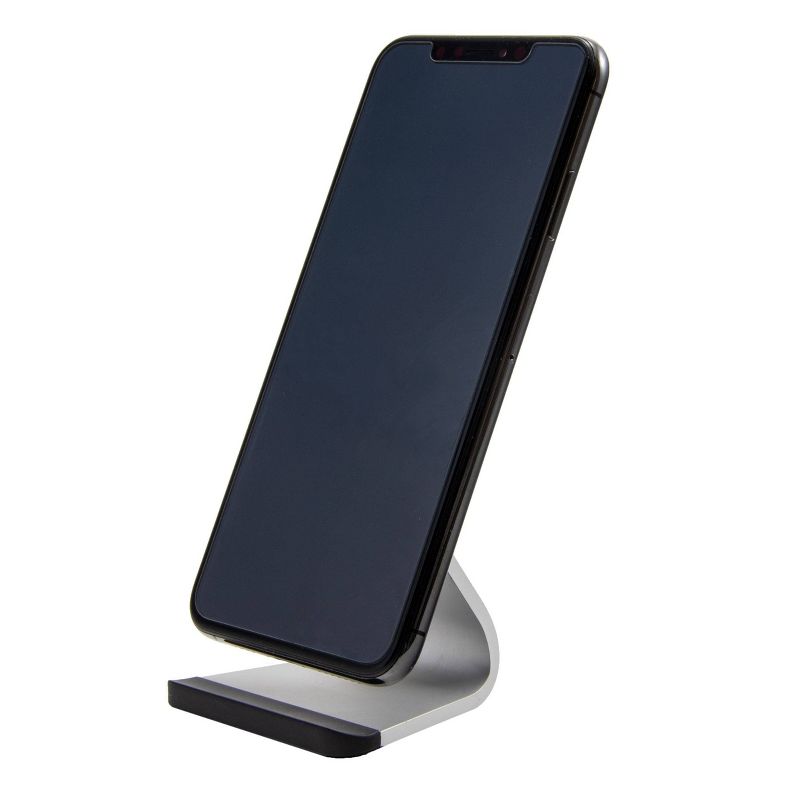 Milo Smartphone Stand Aluminum Black - BlueLounge