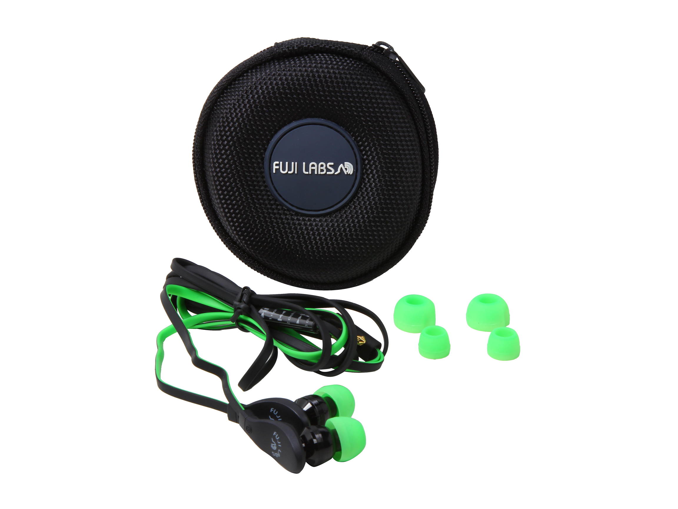 Fuji Labs Sonique SQ203 Designer In-Ear Headphones with In-line Mic