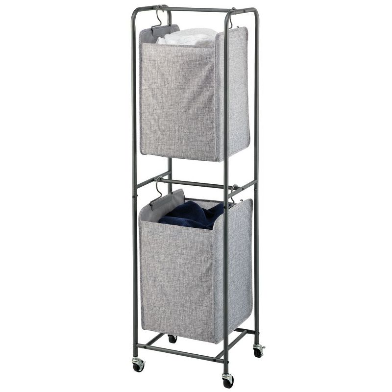 Neatfreak Easy Access Double Laundry Sorter with Folding Table