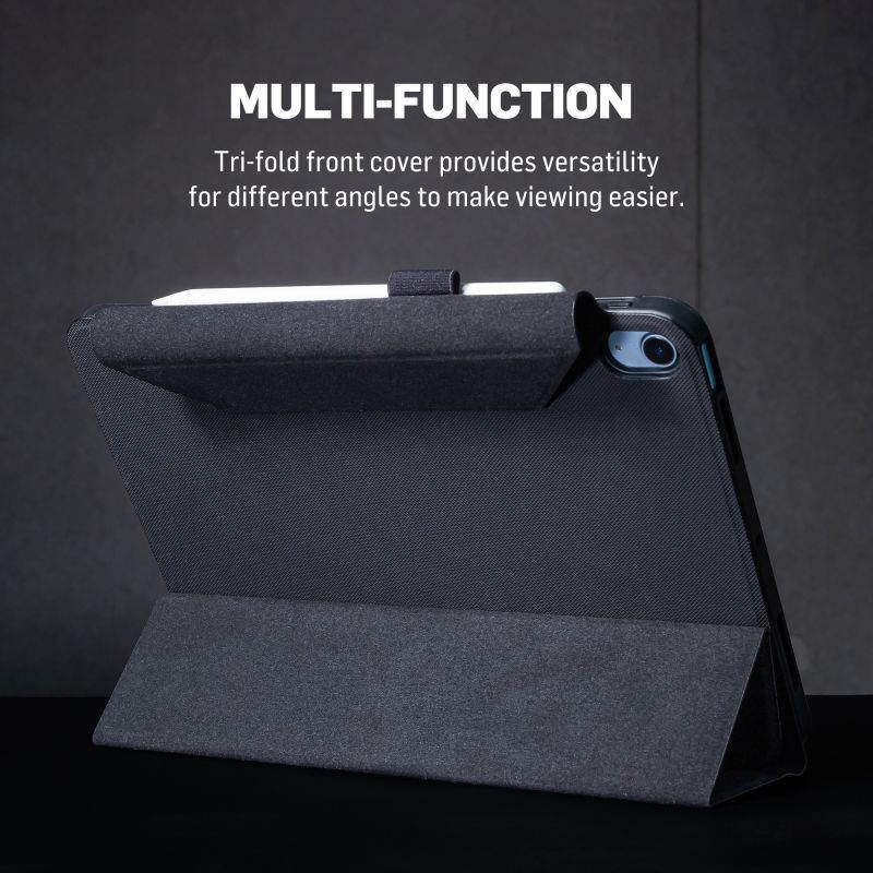 Adonit iPad Case Perfect for iPad Air 4 10.9inch Multi-Angle Viewing Stand Protective Folio with Stylus Holder