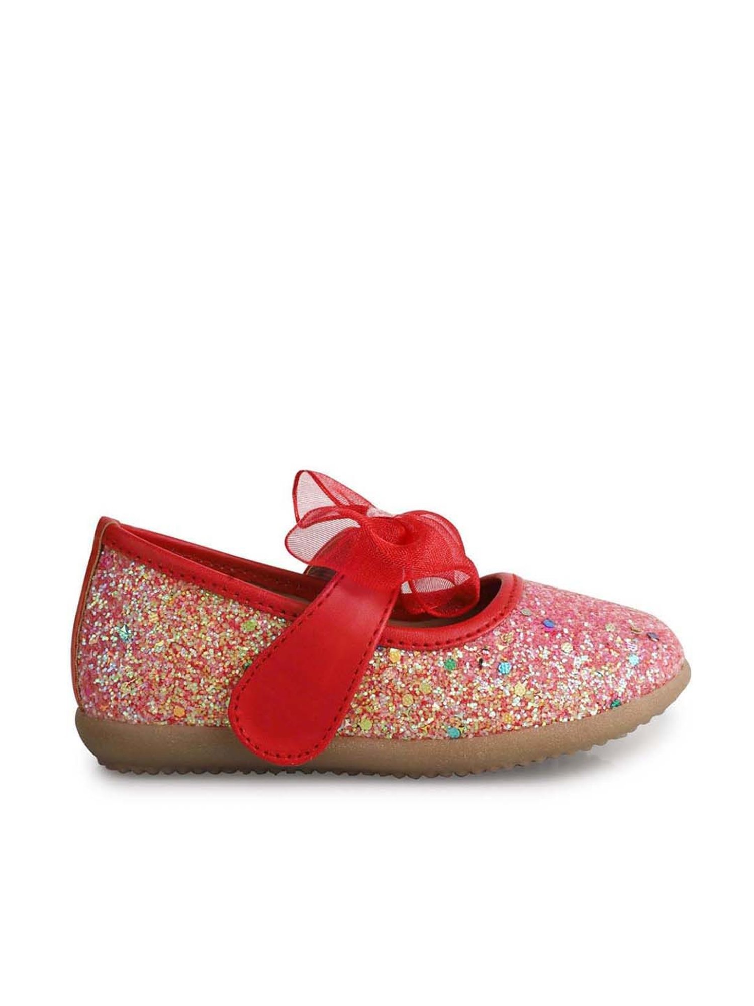 Minesole Kids Rock Red Mary Jane Shoes