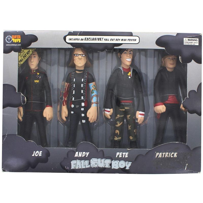 Sota Toys Fall Out Boy 7" Roto Figures: Set of 4