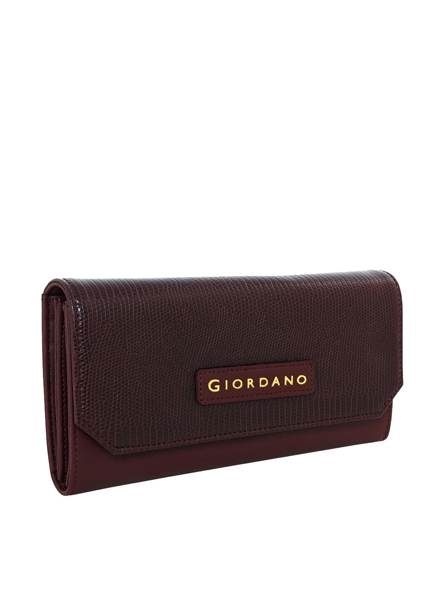 Giordano Brown Solid Wallet for Women