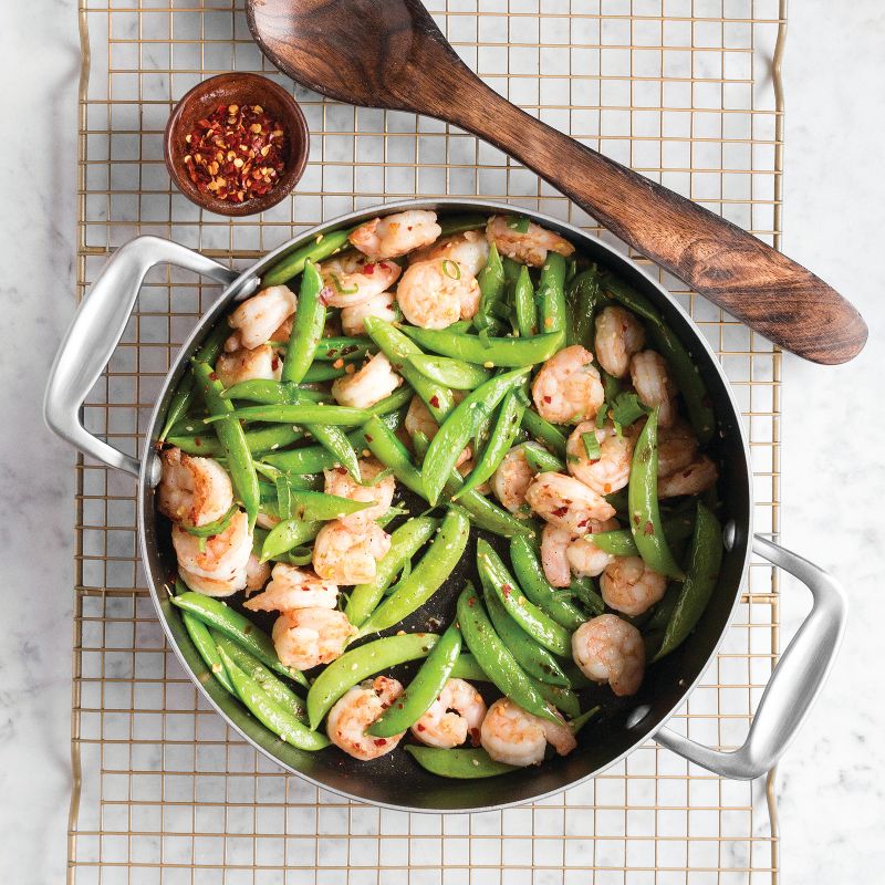 Anolon Nouvelle Copper Luxe Hard-Anodized Nonstick Skillet Twin Pack