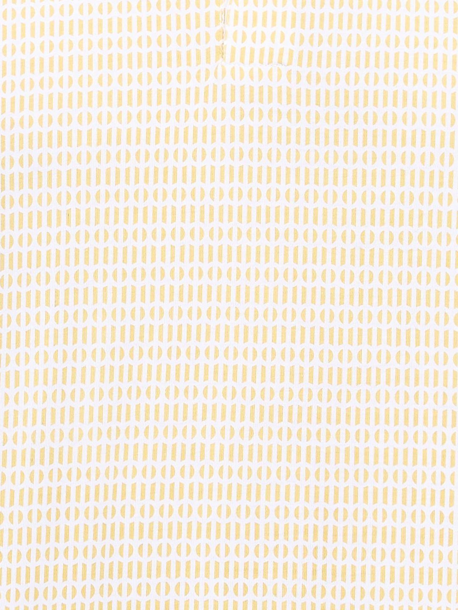 Park Avenue Yellow Slim Fit Printed Polo T-Shirt