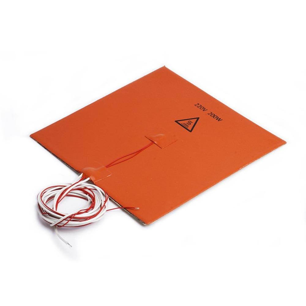 220v200W silicone hot bed + insulation cotton 200*200mm 3D Printer High Quality
