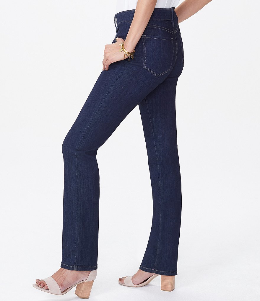 NYDJ Petite Size Marilyn Sure Stretch Denim Slimming Panel Straight Leg Jeans