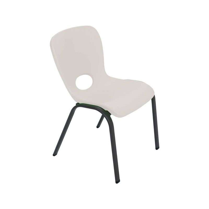 4pk Children's Commercial Stacking Chair Almond Brown - Lifetime