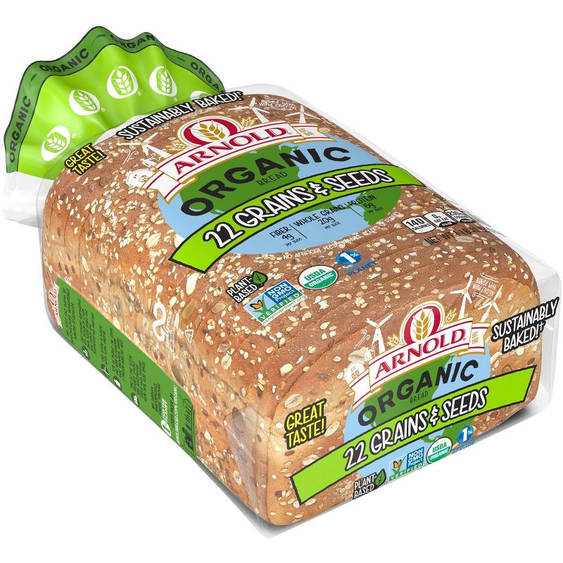 Arnold Organic 22 Grains & Seeds Bread - 27oz