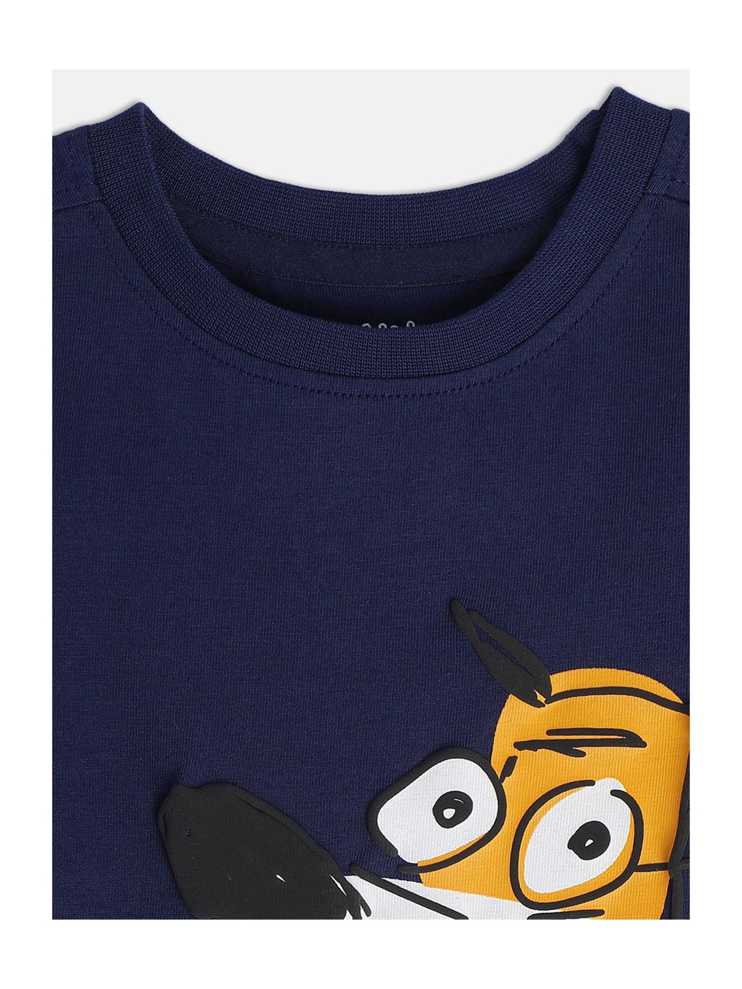 MINIKLUB Kids Navy Printed T-Shirt