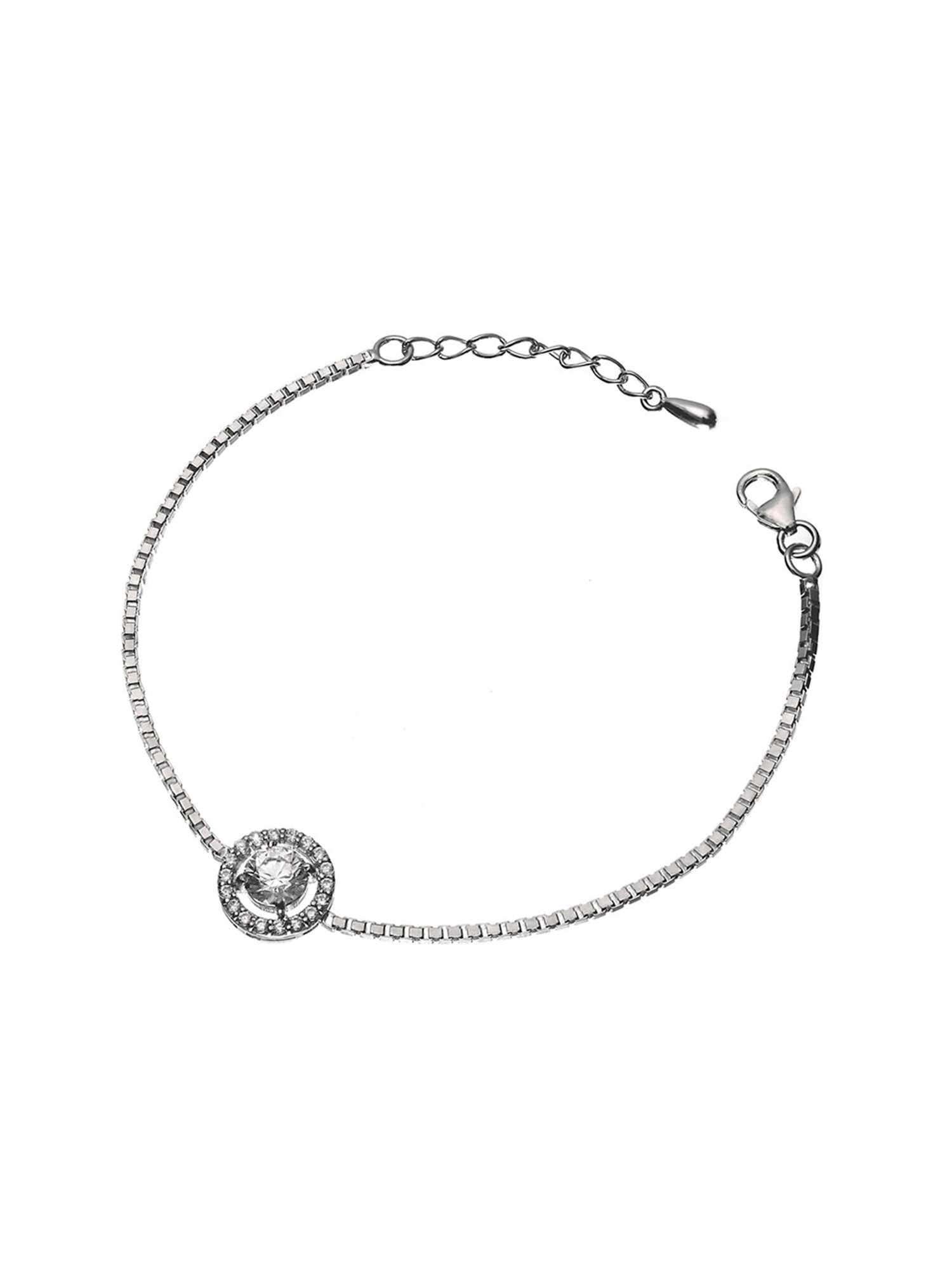 Clara 92.5 Sterling Silver Swarovski Zirconia Bracelet