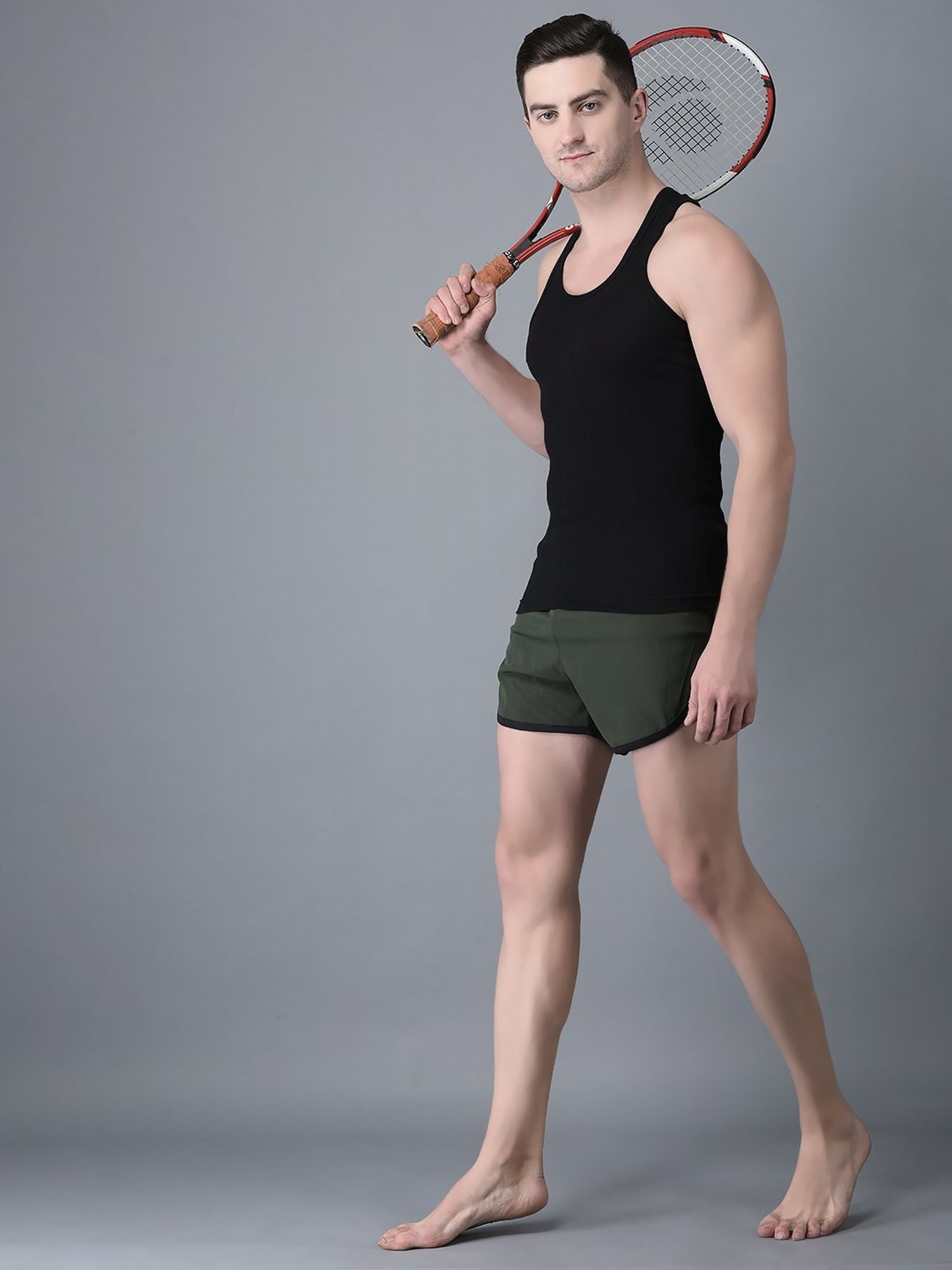 Dollar Bigboss Multicolored Cotton Regular Fit Vest - Pack Of 8