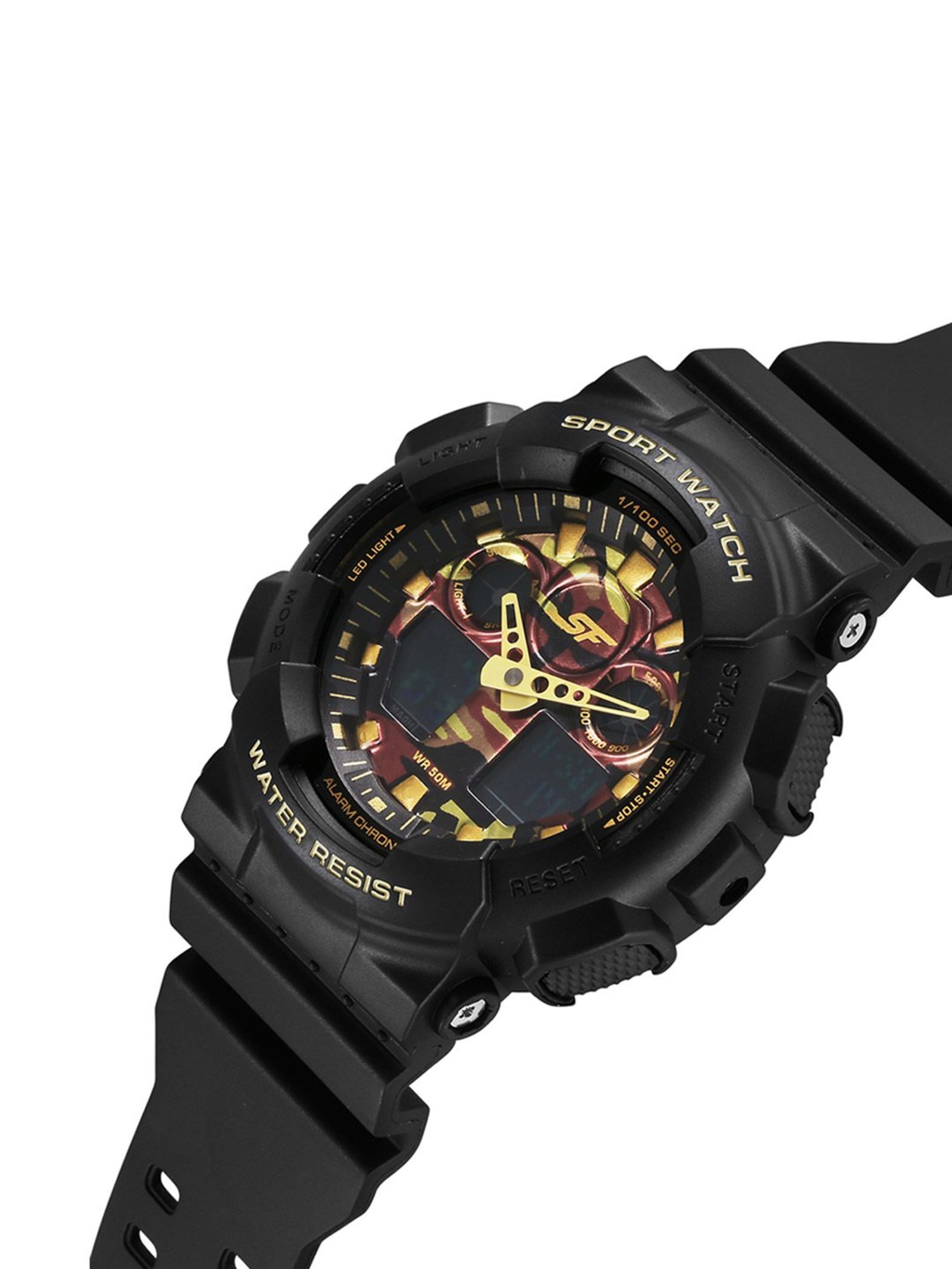 Sonata Fiber 87058PP05 SF Vigour Analog-Digital Unisex Watch