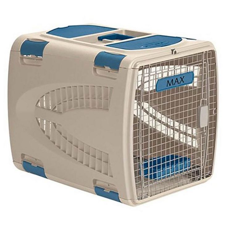 Suncast PCS2417 Small Animal Air or Car Travel Pet Carrier w/ Food & Water Tray