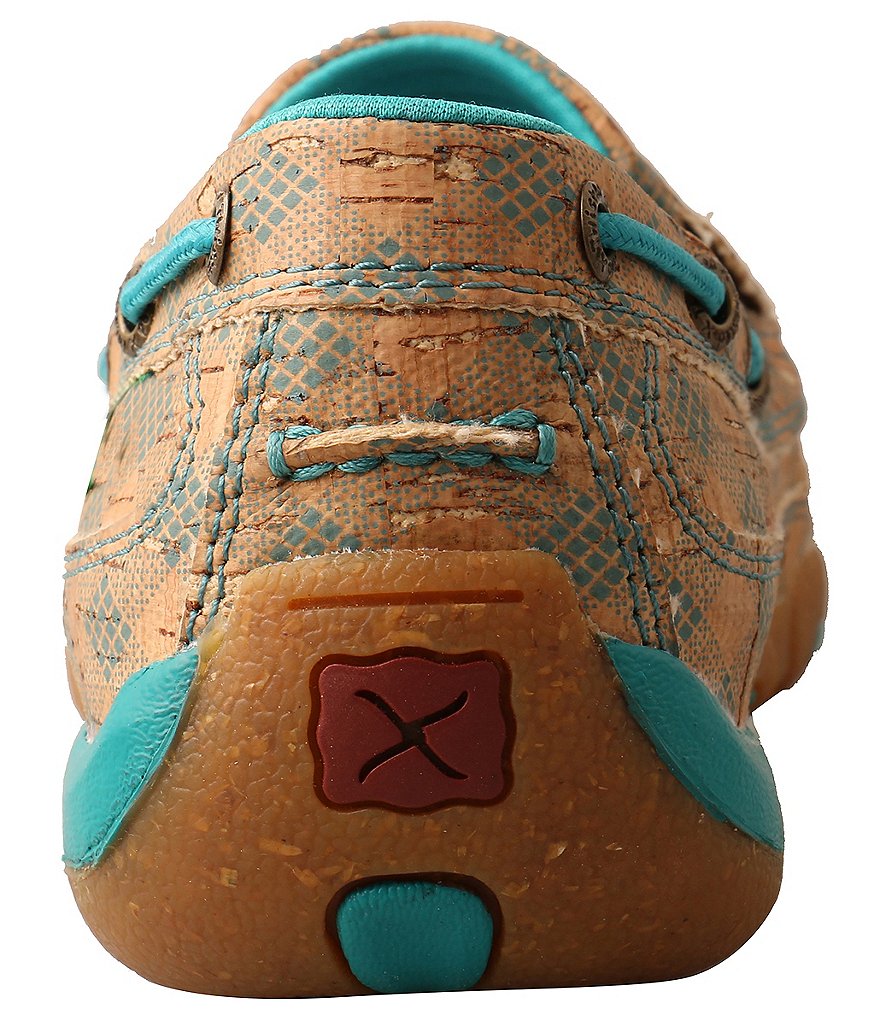 Twisted X Women's Printed Cork Slip-On Driving Mocs