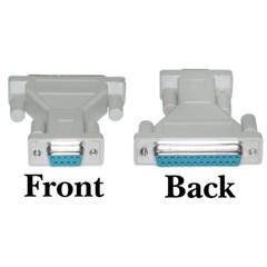 Cable Wholesale DB9 Female / DB25 Female, AT Modem Adaptor, Molded