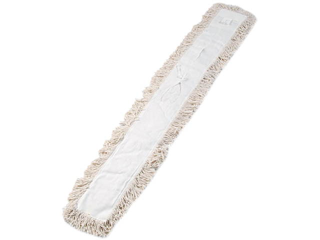 UNISAN 1360 Industrial Dust Mop Head, Hygrade Cotton, 60w x 5d, White